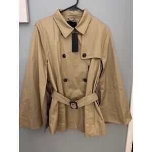 Banana Republic NWT Water Resistant Cape Style Trench Coat XL
